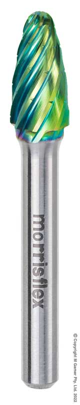 NG6 Coated Radiused Tree Burr - Size 3
